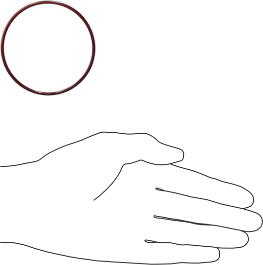 Kimyasala Dayanıklı FEP Kaplı Silikon O-Ring, Düşük Sıcaklık, 3/32 Kesirli Genişlik, Dash No. 143