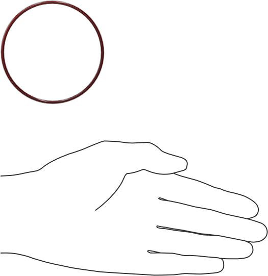 Kimyasala Dayanıklı FEP Kaplı Silikon O-Ring, Düşük Sıcaklık, 3/32 Kesirli Genişlik, Dash No. 146