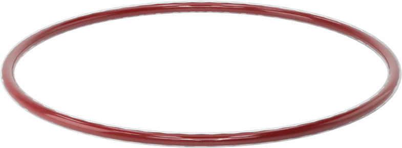 Kimyasala Dayanıklı FEP Kaplı Silikon O-Ring, Düşük Sıcaklık, 3/32 Kesirli Genişlik, Dash No. 150