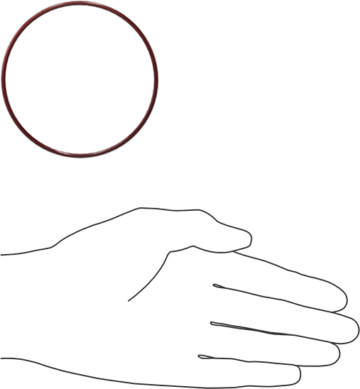 Kimyasala Dayanıklı FEP Kaplı Silikon O-Ring, Düşük Sıcaklık, 3/32 Kesirli Genişlik, Dash No. 151