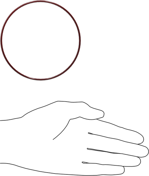 Kimyasala Dayanıklı FEP Kaplı Silikon O-Ring, Düşük Sıcaklık, 3/32 Kesirli Genişlik, Dash No. 154