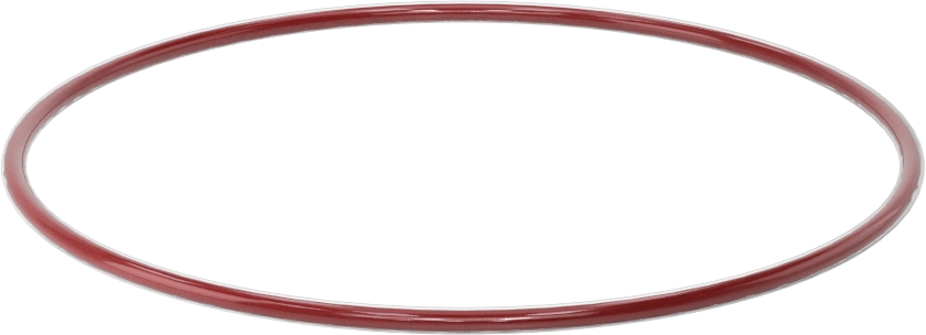 Kimyasala Dayanıklı FEP Kaplı Silikon O-Ring, Düşük Sıcaklık, 3/32 Kesirli Genişlik, Dash No. 154