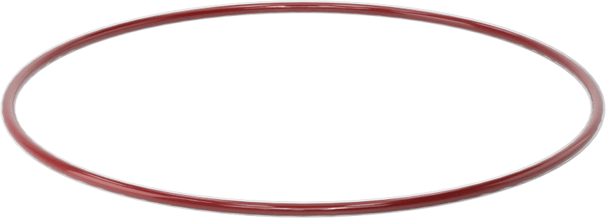 Kimyasala Dayanıklı FEP Kaplı Silikon O-Ring, Düşük Sıcaklık, 3/32 Kesirli Genişlik, Dash No. 156
