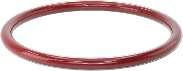 Kimyasala Dayanıklı FEP Kaplı Silikon O-Ring, Düşük Sıcaklık, 1/8 Kesirli Genişlik, Dash No. 225