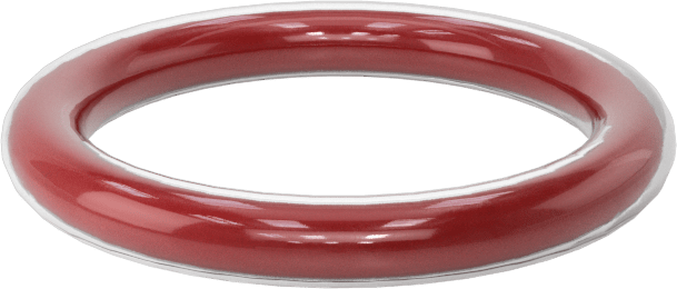 Kimyasala Dayanıklı FEP Kaplı Silikon O-Ring, Düşük Sıcaklık, 3/32 Kesirli Genişlik, Dash No. 114