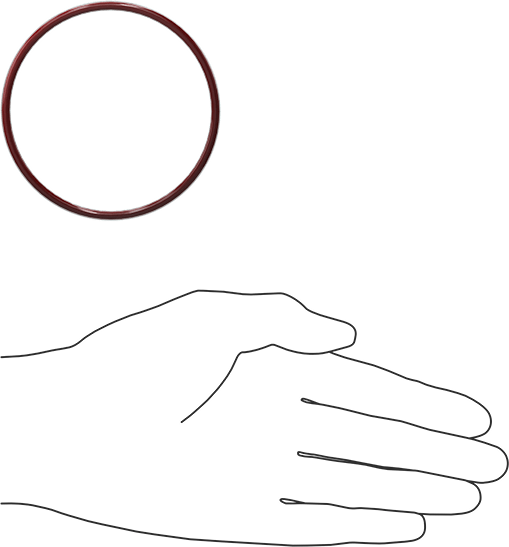 Kimyasala Dayanıklı FEP Kaplı Silikon O-Ring, Düşük Sıcaklık, 1/8 Kesirli Genişlik, Dash No. 233