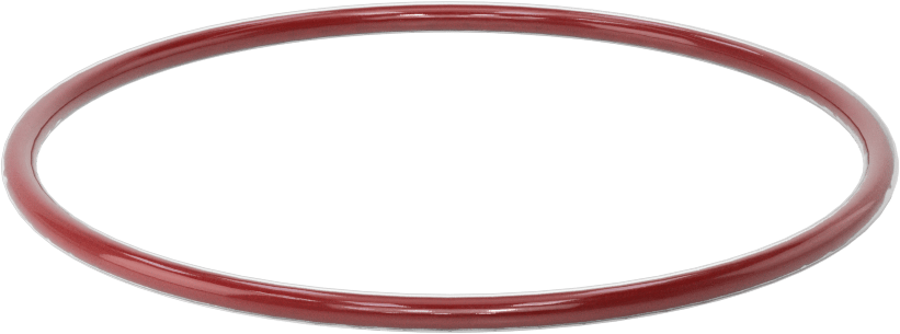 Kimyasala Dayanıklı FEP Kaplı Silikon O-Ring, Düşük Sıcaklık, 1/8 Kesirli Genişlik, Dash No. 237