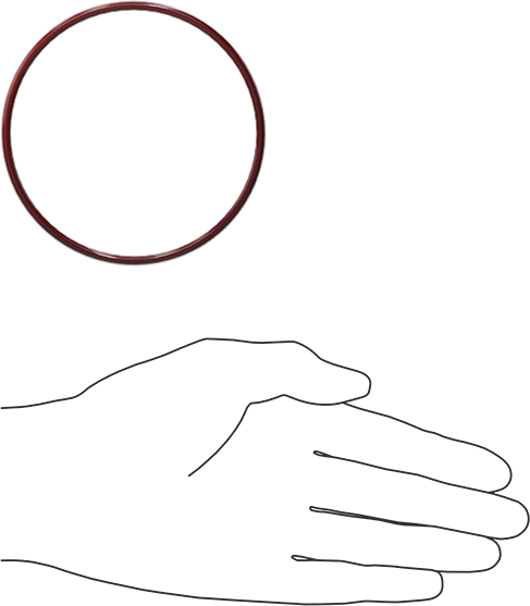 Kimyasala Dayanıklı FEP Kaplı Silikon O-Ring, Düşük Sıcaklık, 1/8 Kesirli Genişlik, Dash No. 237