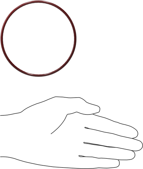 Kimyasala Dayanıklı FEP Kaplı Silikon O-Ring, Düşük Sıcaklık, 1/8 Kesirli Genişlik, Dash No. 239