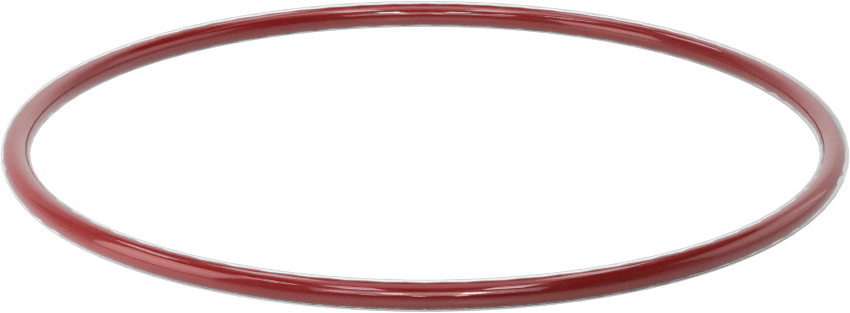 Kimyasala Dayanıklı FEP Kaplı Silikon O-Ring, Düşük Sıcaklık, 1/8 Kesirli Genişlik, Dash No. 241