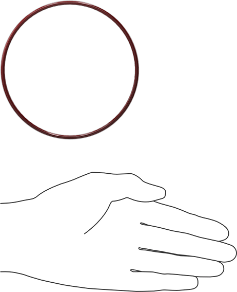 Kimyasala Dayanıklı FEP Kaplı Silikon O-Ring, Düşük Sıcaklık, 1/8 Kesirli Genişlik, Dash No. 242