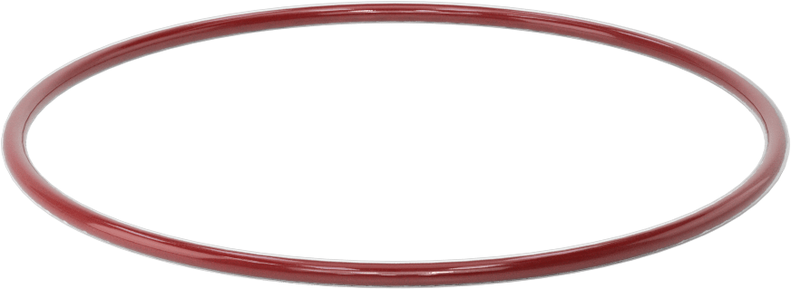 Kimyasala Dayanıklı FEP Kaplı Silikon O-Ring, Düşük Sıcaklık, 1/8 Kesirli Genişlik, Dash No. 244