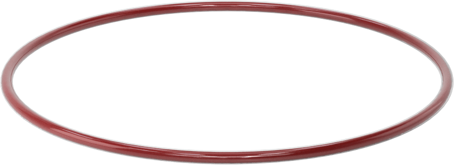 Kimyasala Dayanıklı FEP Kaplı Silikon O-Ring, Düşük Sıcaklık, 1/8 Kesirli Genişlik, Dash No. 250