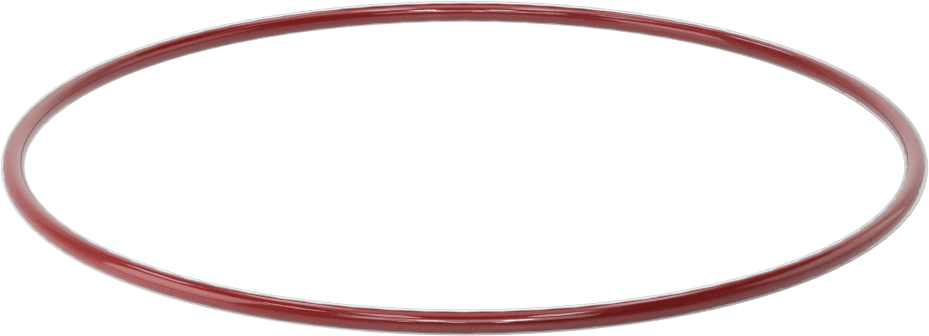 Kimyasala Dayanıklı FEP Kaplı Silikon O-Ring, Düşük Sıcaklık, 1/8 Kesirli Genişlik, Dash No. 253