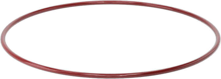 Kimyasala Dayanıklı FEP Kaplı Silikon O-Ring, Düşük Sıcaklık, 1/8 Kesirli Genişlik, Dash No. 258