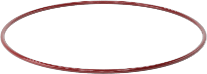 Kimyasala Dayanıklı FEP Kaplı Silikon O-Ring, Düşük Sıcaklık, 1/8 Kesirli Genişlik, Dash No. 259