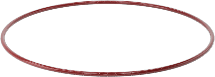 Kimyasala Dayanıklı FEP Kaplı Silikon O-Ring, Düşük Sıcaklık, 1/8 Kesirli Genişlik, Dash No. 260