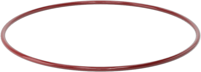 Kimyasala Dayanıklı FEP Kaplı Silikon O-Ring, Düşük Sıcaklık, 1/8 Kesirli Genişlik, Dash No. 254