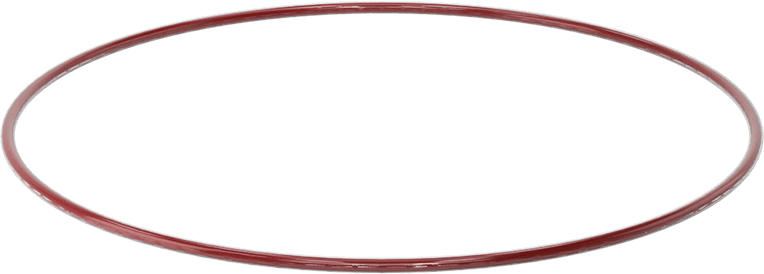 Kimyasala Dayanıklı FEP Kaplı Silikon O-Ring, Düşük Sıcaklık, 1/8 Kesirli Genişlik, Dash No. 264