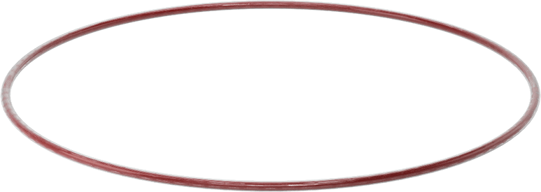 Kimyasala Dayanıklı FEP Kaplı Silikon O-Ring, Düşük Sıcaklık, 1/8 Kesirli Genişlik, Dash No. 265