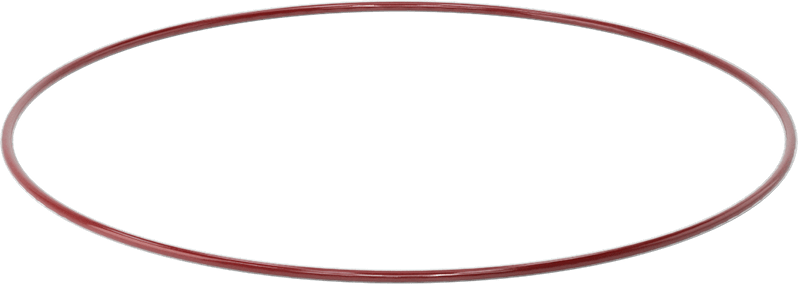 Kimyasala Dayanıklı FEP Kaplı Silikon O-Ring, Düşük Sıcaklık, 1/8 Kesirli Genişlik, Dash No. 269