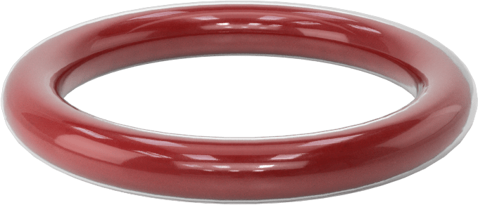 Kimyasala Dayanıklı FEP Kaplı Silikon O-Ring, Düşük Sıcaklık, 3/16 Kesirli Genişlik, Dash No. 322