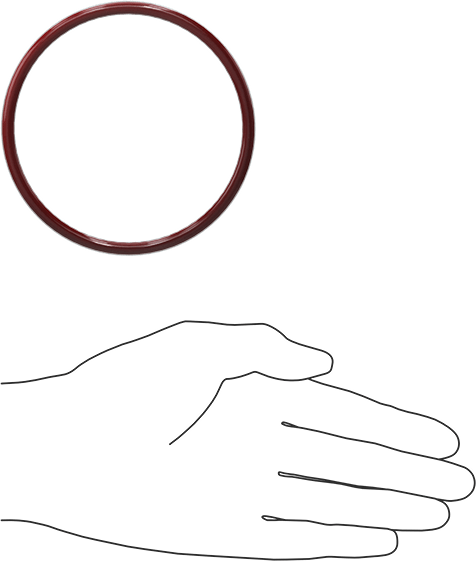 Kimyasala Dayanıklı FEP Kaplı Silikon O-Ring, Düşük Sıcaklık, 3/16 Kesirli Genişlik, Dash No. 341