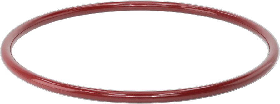 Kimyasala Dayanıklı FEP Kaplı Silikon O-Ring, Düşük Sıcaklık, 3/16 Kesirli Genişlik, Dash No. 350