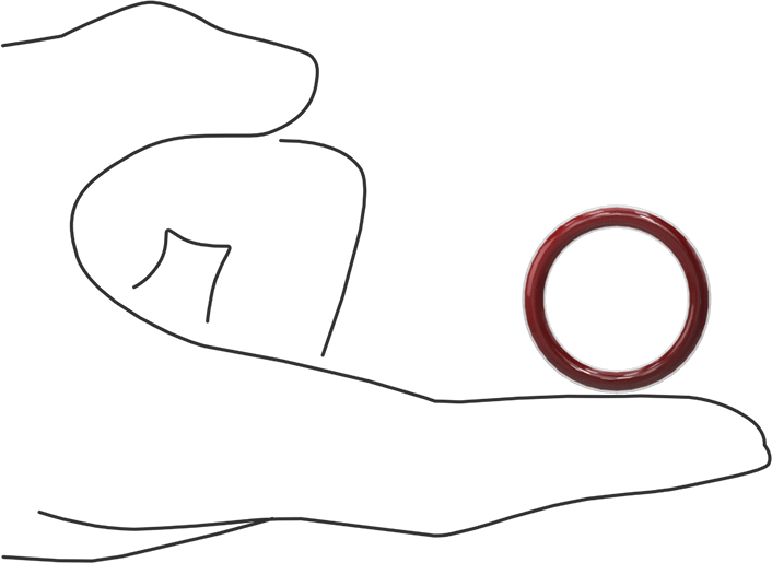 Kimyasala Dayanıklı FEP Kaplı Silikon O-Ring, Düşük Sıcaklık, 1/8 Kesirli Genişlik, Dash No. 212