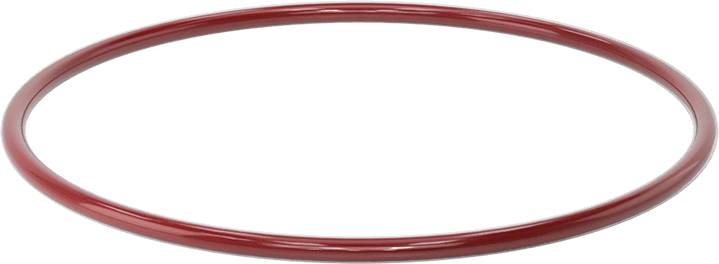 Kimyasala Dayanıklı FEP Kaplı Silikon O-Ring, Düşük Sıcaklık, 3/16 Kesirli Genişlik, Dash No. 360