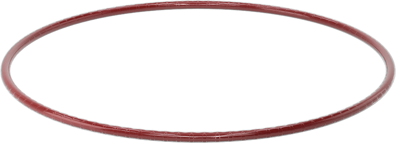 Kimyasala Dayanıklı FEP Kaplı Silikon O-Ring, Düşük Sıcaklık, 3/16 Kesirli Genişlik, Dash No. 370