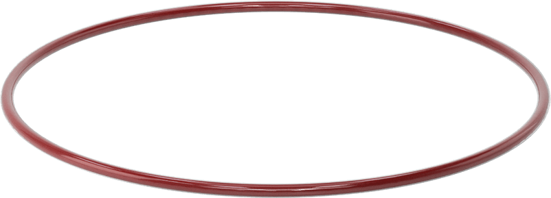 Kimyasala Dayanıklı FEP Kaplı Silikon O-Ring, Düşük Sıcaklık, 3/16 Kesirli Genişlik, Dash No. 372