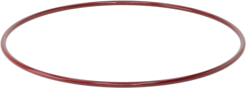 Kimyasala Dayanıklı FEP Kaplı Silikon O-Ring, Düşük Sıcaklık, 3/16 Kesirli Genişlik, Dash No. 373