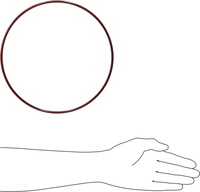 Kimyasala Dayanıklı FEP Kaplı Silikon O-Ring, Düşük Sıcaklık, 3/16 Kesirli Genişlik, Dash No. 373