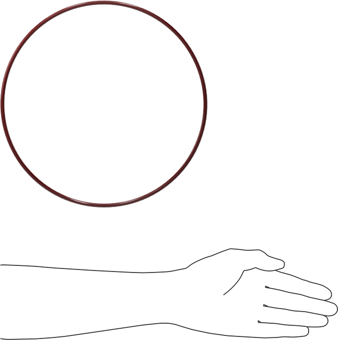 Kimyasala Dayanıklı FEP Kaplı Silikon O-Ring, Düşük Sıcaklık, 3/16 Kesirli Genişlik, Dash No. 376