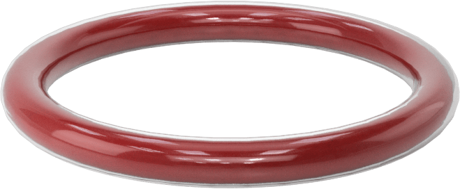 Kimyasala Dayanıklı FEP Kaplı Silikon O-Ring, Düşük Sıcaklık, 1/8 Kesirli Genişlik, Dash No. 216