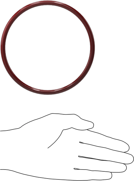 Kimyasala Dayanıklı FEP Kaplı Silikon O-Ring, Düşük Sıcaklık, 1/4 Kesirli Genişlik, Dash No. 426