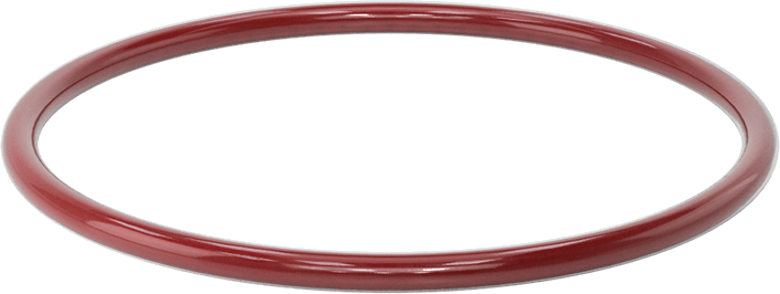 Kimyasala Dayanıklı FEP Kaplı Silikon O-Ring, Düşük Sıcaklık, 1/4 Kesirli Genişlik, Dash No. 432