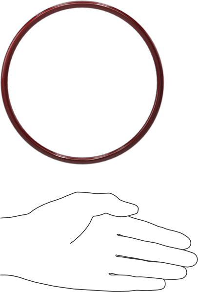 Kimyasala Dayanıklı FEP Kaplı Silikon O-Ring, Düşük Sıcaklık, 1/4 Kesirli Genişlik, Dash No. 433