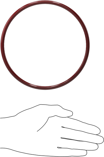 Kimyasala Dayanıklı FEP Kaplı Silikon O-Ring, Düşük Sıcaklık, 1/4 Kesirli Genişlik, Dash No. 435