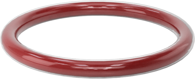 Kimyasala Dayanıklı FEP Kaplı Silikon O-Ring, Düşük Sıcaklık, 1/8 Kesirli Genişlik, Dash No. 219