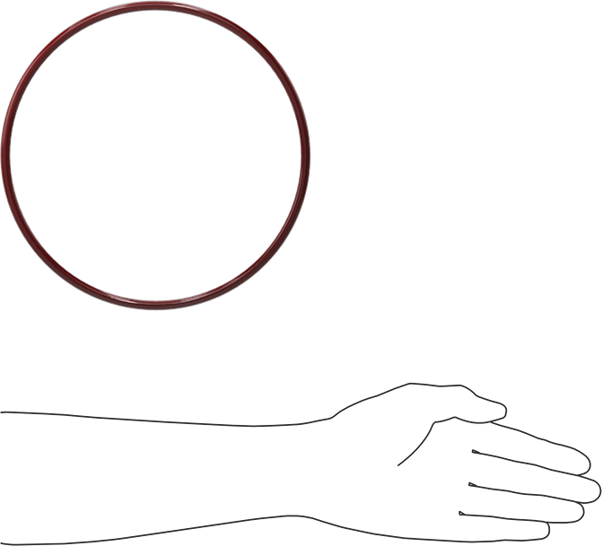 Kimyasala Dayanıklı FEP Kaplı Silikon O-Ring, Düşük Sıcaklık, 1/4 Kesirli Genişlik, Dash No. 445
