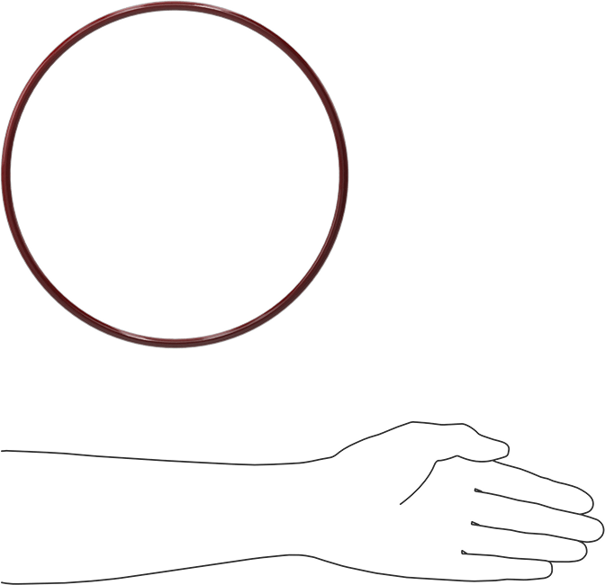 Kimyasala Dayanıklı FEP Kaplı Silikon O-Ring, Düşük Sıcaklık, 1/4 Kesirli Genişlik, Dash No. 447