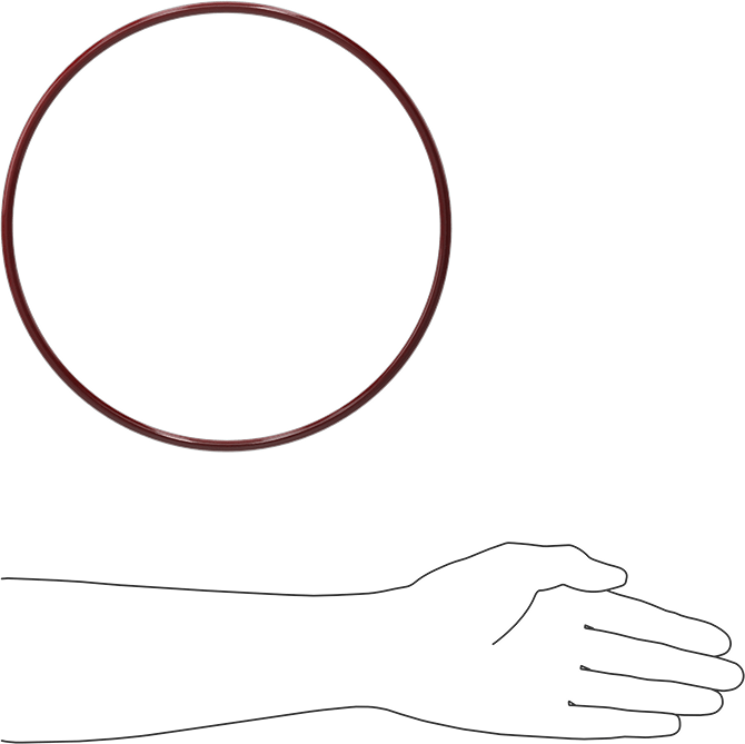 Kimyasala Dayanıklı FEP Kaplı Silikon O-Ring, Düşük Sıcaklık, 1/4 Kesirli Genişlik, Dash No. 448