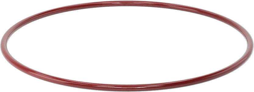 Kimyasala Dayanıklı FEP Kaplı Silikon O-Ring, Düşük Sıcaklık, 1/4 Kesirli Genişlik, Dash No. 449