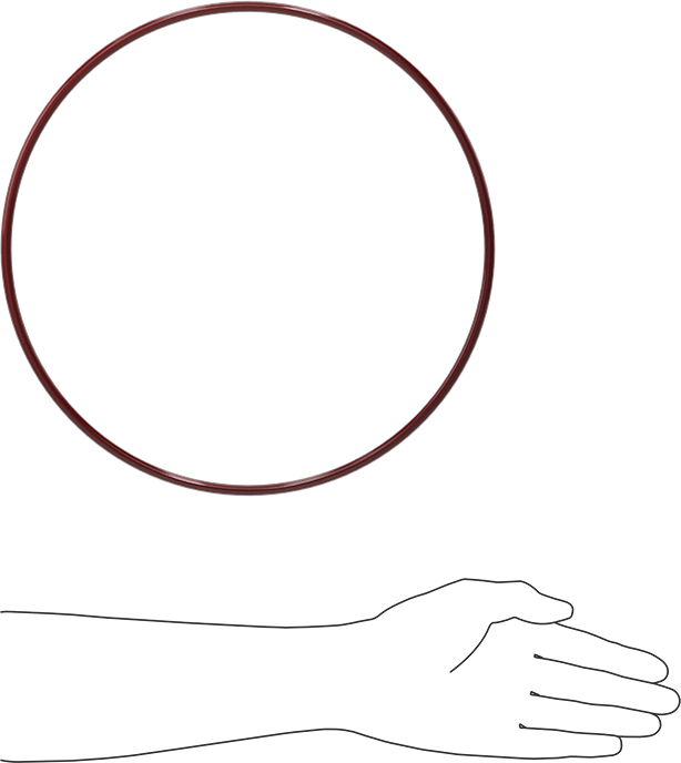 Kimyasala Dayanıklı FEP Kaplı Silikon O-Ring, Düşük Sıcaklık, 1/4 Kesirli Genişlik, Dash No. 452