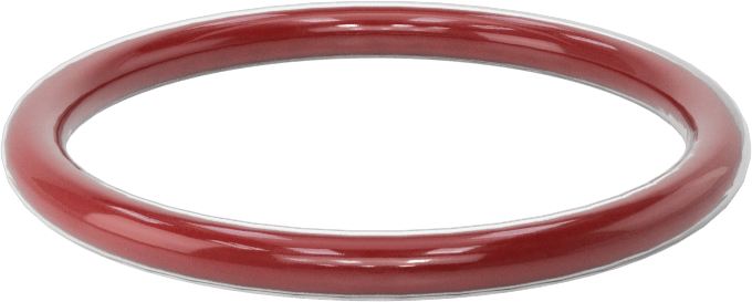 Kimyasala Dayanıklı FEP Kaplı Silikon O-Ring, Düşük Sıcaklık, 1/8 Kesirli Genişlik, Dash No. 220