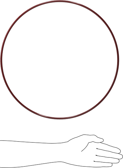 Kimyasala Dayanıklı FEP Kaplı Silikon O-Ring, Düşük Sıcaklık, 1/4 Kesirli Genişlik, Dash No. 460
