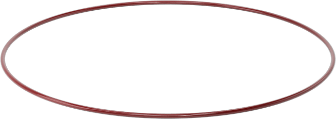 Kimyasala Dayanıklı FEP Kaplı Silikon O-Ring, Düşük Sıcaklık, 1/4 Kesirli Genişlik, Dash No. 468