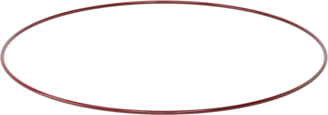 Kimyasala Dayanıklı FEP Kaplı Silikon O-Ring, Düşük Sıcaklık, 1/4 Kesirli Genişlik, Dash No. 472